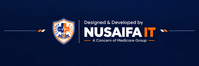 Designed, Developed & Technology Support by NUSAIFA IT, A Concern of Medicare Group